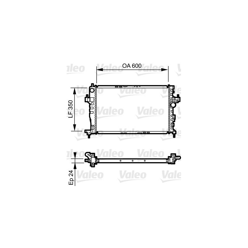 Radiateur Refroidissement Moteur Pour Opel Combo/Monospace Combo Tour Corsa C