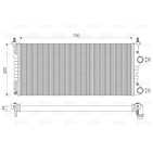Radiateur Refroidissement Moteur Pour Fiat Doblo 46807378 51779233 51861635