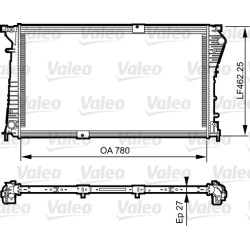 Radiateur Refroidissement Moteur Pour Renault Opel Nissan Vauxhall 8200465488