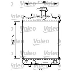 Radiateur Refroidissement Moteur Pour Peugeot Toyota Citroën 1611668880 1333-C4