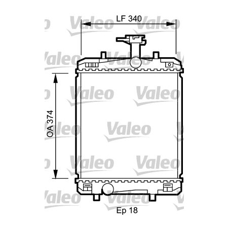 Radiateur Refroidissement Moteur Pour Peugeot Toyota Citroën 1611668880 1333-C4