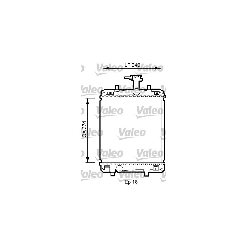 Radiateur Refroidissement Moteur Pour Peugeot Toyota Citroën 1611668880 1333-C4