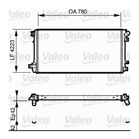 Radiateur Refroidissement Moteur Pour Renault Opel Nissan Vauxhall 7701066109