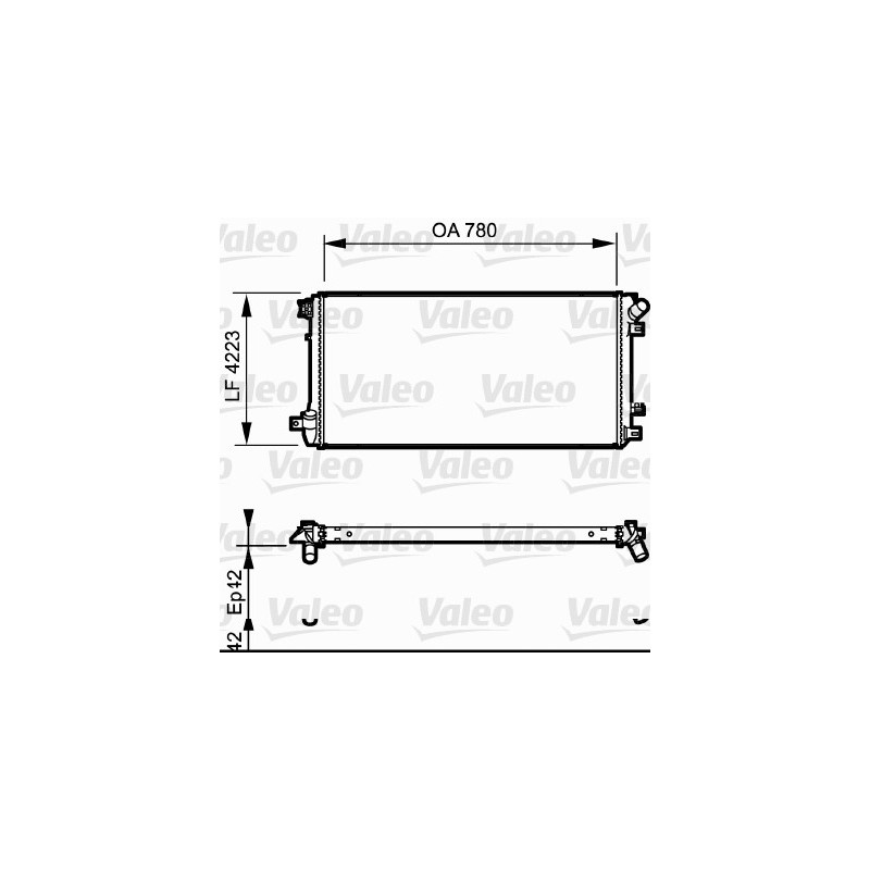 Radiateur Refroidissement Moteur Pour Renault Opel Nissan Vauxhall 7701066109