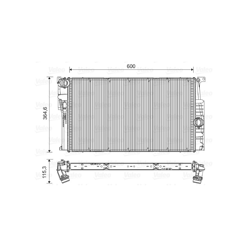 Radiateur Refroidissement Moteur Pour BMW i3 Série 1 F20 F21 7600520-01