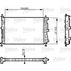 Radiateur Refroidissement Moteur Pour Peugeot 308 II BMW Opel Fiat 1610017680