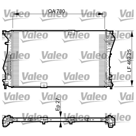 Radiateur Refroidissement Moteur Pour Renault Opel Nissan Vauxhall 214109682R