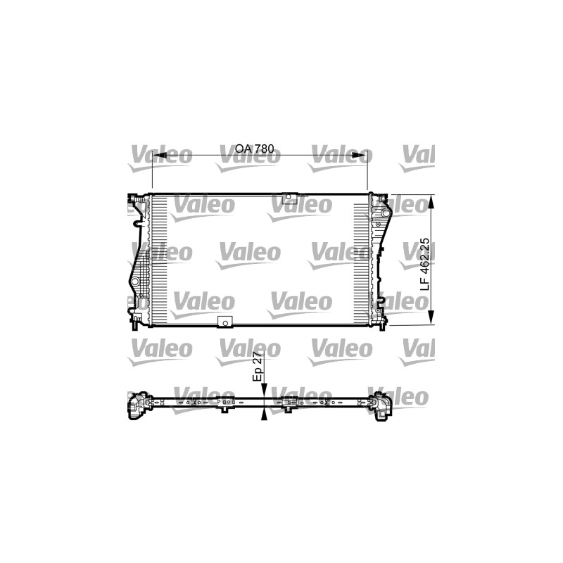 Radiateur Refroidissement Moteur Pour Renault Opel Nissan Vauxhall 214109682R
