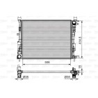 Radiateur Refroidissement Moteur Pour Renault Kaptur Lodgy Logan II Sandero