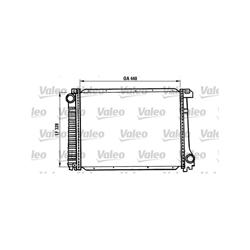 Radiateur Refroidissement Moteur Pour BMW Série 3 E30 1712823 1719256