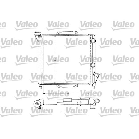 Radiateur Refroidissement Moteur Pour Renault 9 11 Rapid Super 5 7700757930