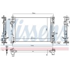 Radiateur Refroidissement Moteur Pour Alfa Romeo Giulietta -