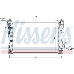 Radiateur Refroidissement Moteur Pour Alfa Romeo 4C Giulietta -
