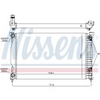 Radiateur Refroidissement Moteur Pour Audi A4 A6 Seat Exeo