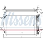Radiateur Refroidissement Moteur Pour Audi A4 8E0.121.251AD 8E0.121.251AG