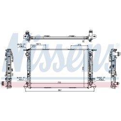 Radiateur Refroidissement Moteur Pour Audi A4 A5 Q5 Porsche Macan