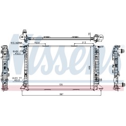 Radiateur Refroidissement Moteur Pour Audi A4 A5 A6 A7 Q3 Q5 Porsche Macan