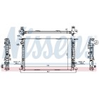 Radiateur Refroidissement Moteur Pour Audi Q5 8R0.121.251A 8R0.121.251C