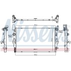 Radiateur Refroidissement Moteur Pour MERCEDES Marco Polo Camper Vito