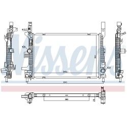 Radiateur Refroidissement Moteur Pour Ford C-Max II Focus III Grand Kuga 1889730