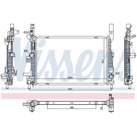 Radiateur Refroidissement Moteur Pour Ford C-Max II Focus III Grand Kuga 1889730
