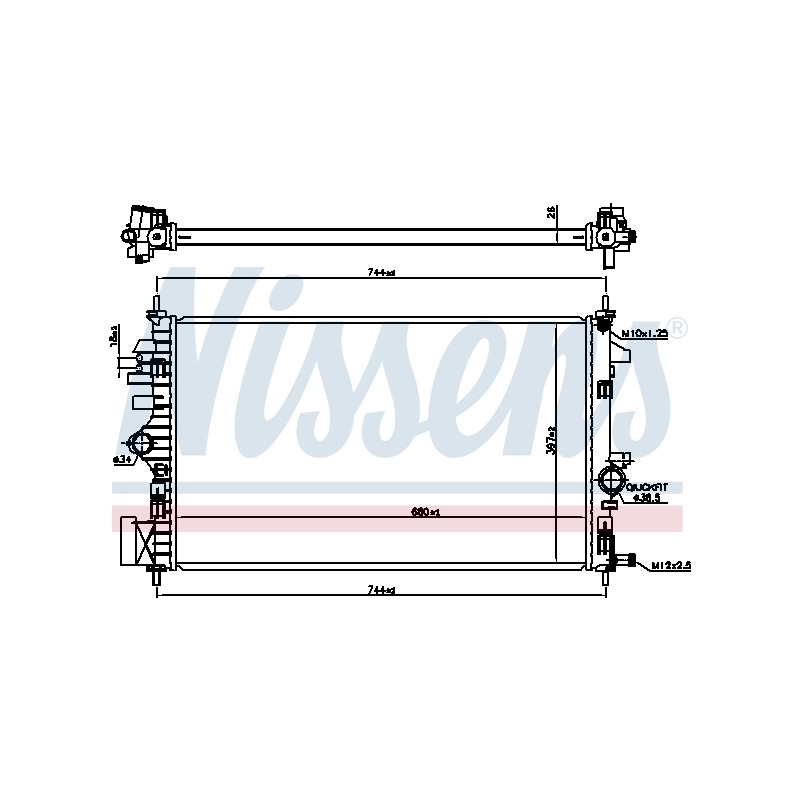 Radiateur Refroidissement Moteur Pour Opel Insignia A Vauxhall Insignia MK I (A)