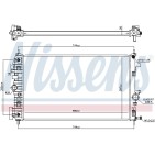 Radiateur Refroidissement Moteur Pour Opel Insignia A Vauxhall Insignia MK I (A)