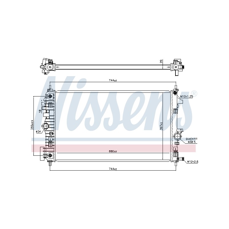 Radiateur Refroidissement Moteur Pour Opel Insignia A Vauxhall Insignia MK I (A)