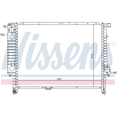 Radiateur Refroidissement Moteur Pour BMW Série 3 E36 Z3 64112244739
