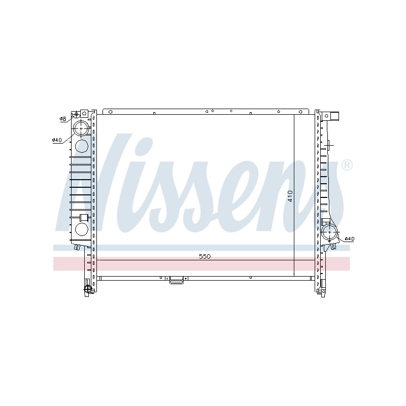 Radiateur Refroidissement Moteur Pour BMW Série 3 E36 Z3 64112244739