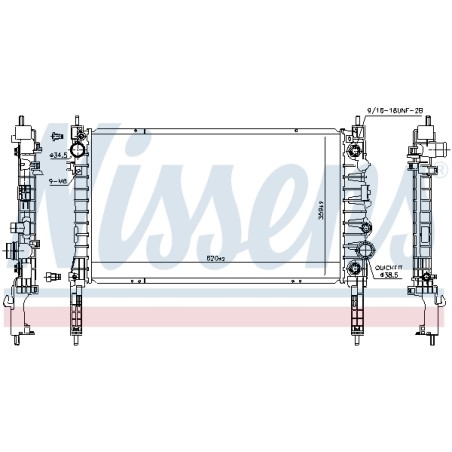 Radiateur Refroidissement Moteur Pour Opel Chevrolet Vauxhall 1300360 95298556