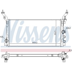 Radiateur Refroidissement Moteur Pour Renault Laguna III Latitude 214109263R