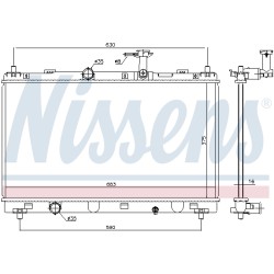 Radiateur Refroidissement Moteur Pour Suzuki SX4 Vitara 1770061M00