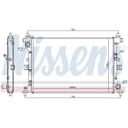 Radiateur Refroidissement Moteur Pour Suzuki SX4 Vitara 1770062M00