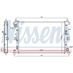 Radiateur Refroidissement Moteur Pour Suzuki SX4 Vitara 1770062M00