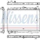 Radiateur Refroidissement Moteur Pour Nissan X-Trail 21410ES60A