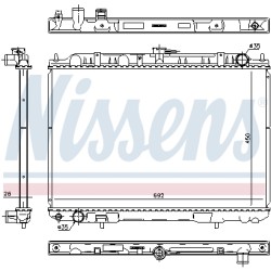 Radiateur Refroidissement Moteur Pour Nissan X-Trail 21410ES60A