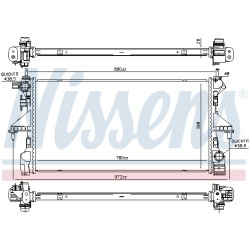 Radiateur Refroidissement Moteur Pour Peugeot Opel Citroën Vauxhall 1613996380
