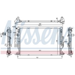 Radiateur Refroidissement Moteur Pour Ford C-Max II Focus III Grand Kuga 1857556