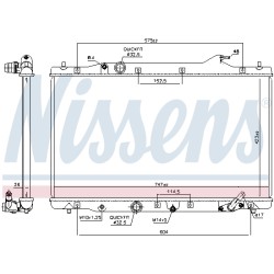 Radiateur Refroidissement Moteur Pour Honda CR-V III 19010RFWG01