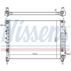 Radiateur Refroidissement Moteur Pour Opel Chevrolet Vauxhall 20982434 95192590