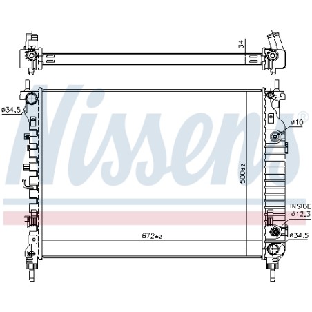 Radiateur Refroidissement Moteur Pour Opel Chevrolet Vauxhall 20982435 42400244