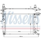Radiateur Refroidissement Moteur Pour Fiat Tipo 52015580 52052603