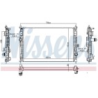 Radiateur Refroidissement Moteur Pour Peugeot Opel Fiat Toyota 1637131880