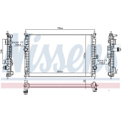 Radiateur Refroidissement Moteur Pour Peugeot Opel Fiat Toyota 1637131880