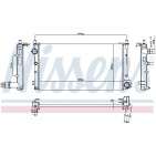 Radiateur Refroidissement Moteur Pour Fiat Panda 51759806 51773192 51773193