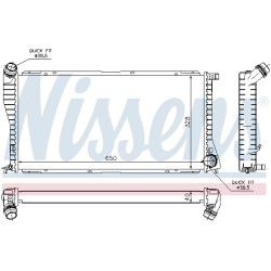 Radiateur Refroidissement Moteur Pour BMW Série 5 E39 7 E38 1711.2.247.345