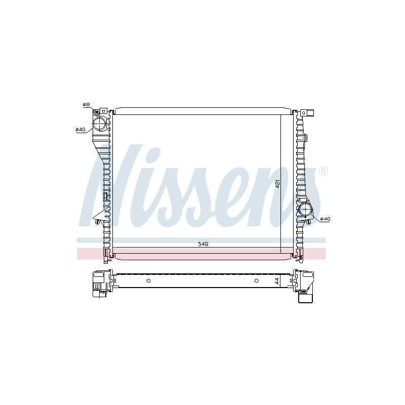 Radiateur Refroidissement Moteur Pour BMW Z3 1.427.165 1.433.025 1.715.319