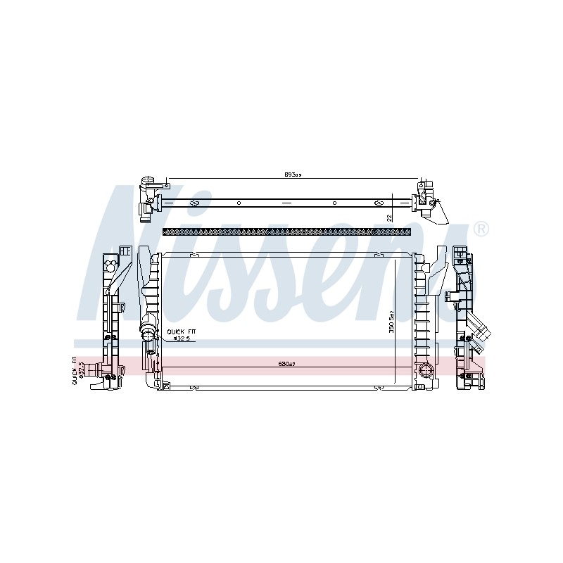 Radiateur Refroidissement Moteur Pour Mini Mini 17118645778