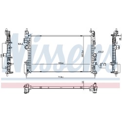 Radiateur Refroidissement Moteur Pour Opel Adam Corsa E Vauxhall Adam